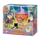 Sylvanian Families Pumpkin Carriage Playset product presentation with the set name visible.