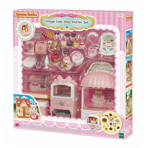 Sylvanian Families Village Cake Shop Starter Set boxed toy with cakes and accessories
