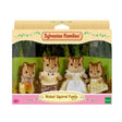 Sylvanian Families Walnut Squirrel Family figures shown in front packaging
