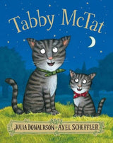 Julia Donaldson’s Tabby McTat illustrated by Axel Scheffler featuring Tabby McTat and kitten in Ireland
