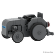 BRIXIES Massey Ferguson TEA 20 Mini viewed from the front left with the Ferguson badge, round headlamp, grey bonnet and large rear wheel visible