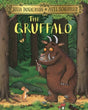 The Gruffalo book cover with the Gruffalo and mouse standing in the deep dark wood in Ireland