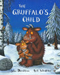 The Gruffalo’s Child book cover showing the Gruffalo holding his child in a snowy forest scene in Ireland
