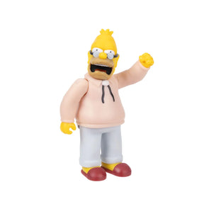 The Simpsons Grampa Simpson figure with one arm raised 