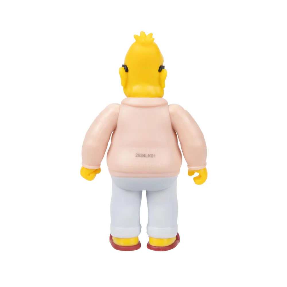 Rear view of The Simpsons Grampa Simpson figure