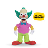 The Simpsons Talking Krusty Doll with an Includes 14 Phrases badge