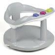 Thermobaby Aquababy Grey Bath Seat side angle with three coloured star toys