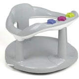 Thermobaby Aquababy Grey Bath Seat side angle with three coloured star toys