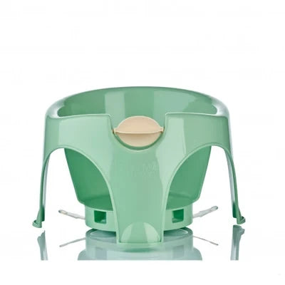 Thermobaby Aquafun Bath Seat Green rear view showing suction cup fittings