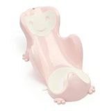 Thermobaby Babycoon Powder Pink Bath Seat front angle view showing the pink baby bath support