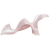 Thermobaby Babycoon Powder Pink Bath Seat side profile showing the raised head and leg support