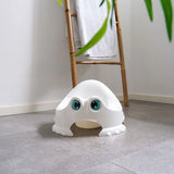 Thermobaby Funny Potty Mix white potty shown on a bathroom floor with face detail