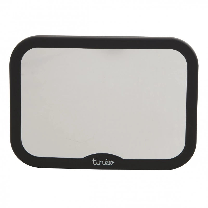 Tinéo Backseat Mirror with black frame front view
