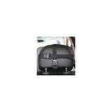 Tinéo Backseat Mirror secured to a car headrest with adjustable straps