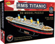 Box packaging of RMS Titanic 3D model puzzle showing king size edition in Ireland