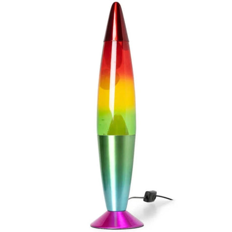Tobar Lumez Motion Lamp Rainbow with silver base, pink stand and power cable