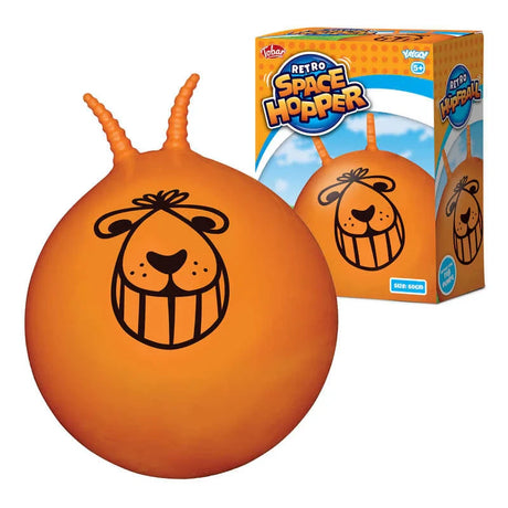 Tobar Retro Space Hopper with orange hopper and retail box