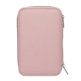 TOPModel Double Pencil Case DOTS plain pink back view