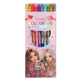 TOPModel Erasable Colouring Pencils front packaging with pencils visible through the window