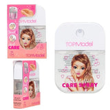 TOPModel Hand and Nail Care Spray retail packaging with cherry fragrance design in Ireland.