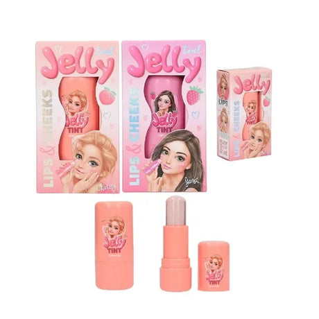 TOPModel Jelly Stick Cheeks & Lips retail box showing pink and apricot lip and cheek tints in Ireland.