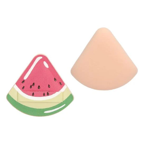 TOPModel Make Up Sponge CANDY GLAM showing watermelon print side and plain sponge reverse side