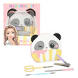 TOPModel Manicure Set CANDY GLAM with panda pouch, gift box and manicure tools laid out