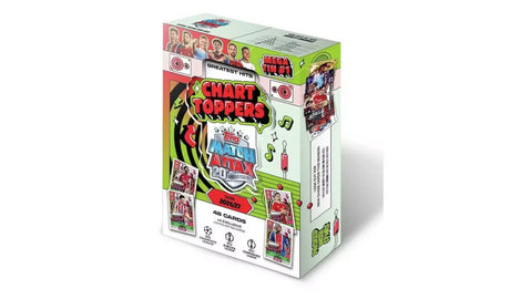 Topps Match Attax UCC 2026/27 Chart Toppers Mega Tin with green and pink artwork