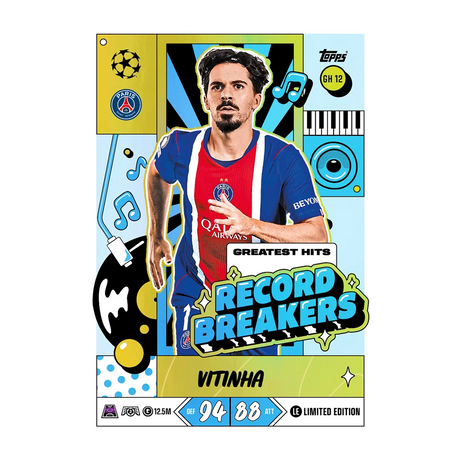 Topps Match Attax 2026/27 Vitinha Greatest Hits Record Breakers Limited Edition card