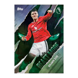 Benjamin Sesko Beast Mode Premier League card in Manchester United red kit with dark green graphics