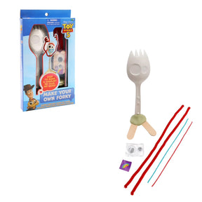 Toy Story 5 Make Your Own Forky packaging with craft pieces