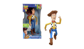 Toy Story 5 Running Woody figure beside its retail box in a running pose