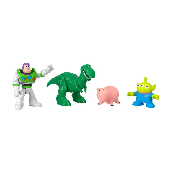 Toy Story Buzz Lightyear, Rex, Hamm and Alien figures