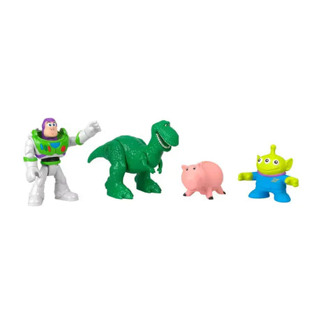 Toy Story Buzz Lightyear, Rex, Hamm and Alien figures
