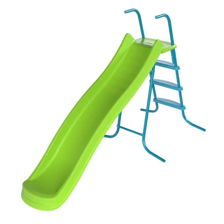TP 8ft 2.2m Ripple Wavy Slide and Stepset in a front product view on a white background