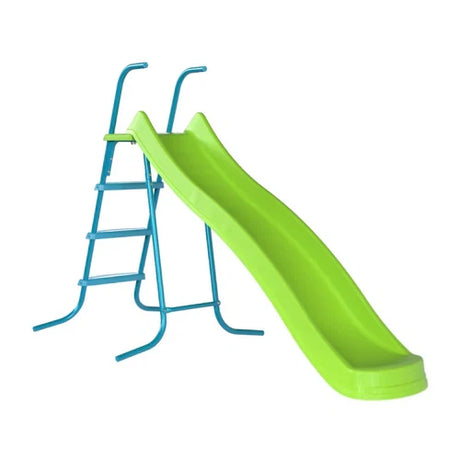 TP 8ft 2.2m Ripple Wavy Slide and Stepset in a low angle front view on a white background
