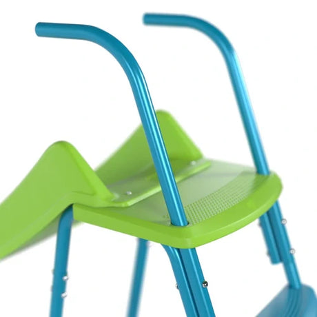 TP 8ft 2.2m Ripple Wavy Slide and Stepset in a side product view on a white background