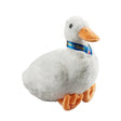 Plush Dibble the Duck toy from Tractor Ted shown on a white background with soft white fur and orange beak