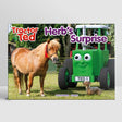 Tractor Ted Herb’s Surprise Storybook front cover showing Herb the pony with Tractor Ted, Midge the dog and farm background
