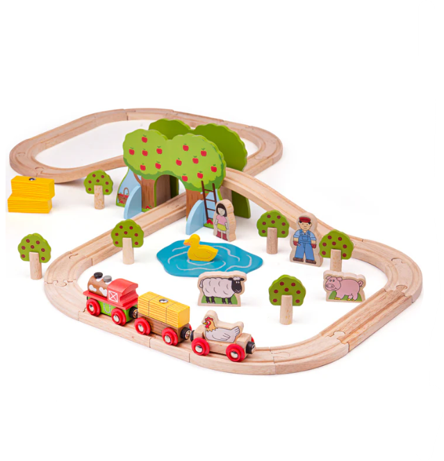 BigJigs Farm Train Set