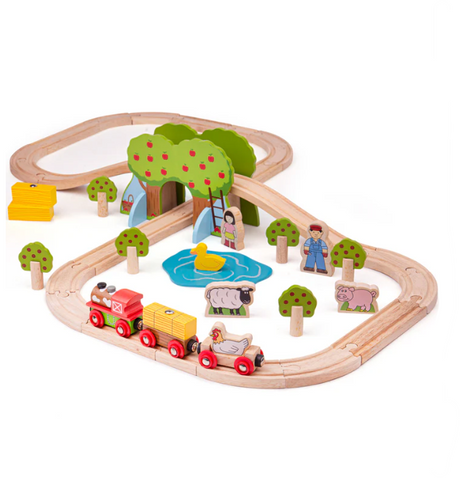 BigJigs Farm Train Set
