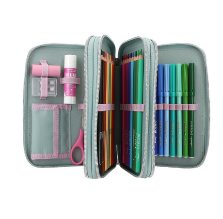 TOPModel Triple Pencil Case with LED 11774