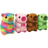 TY Beanie Babies Capybara Assortment plush toys in four colours