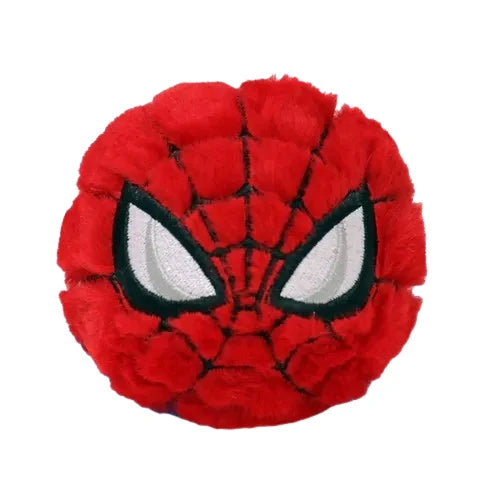 Ty Beanie Bouncers Marvel Spider-Man soft toy front view with white eyes and black web pattern