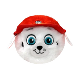 Ty Beanie Bouncers PAW Patrol Marshall plush face with red hat