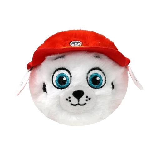 Ty Beanie Bouncers PAW Patrol Marshall plush face on white background