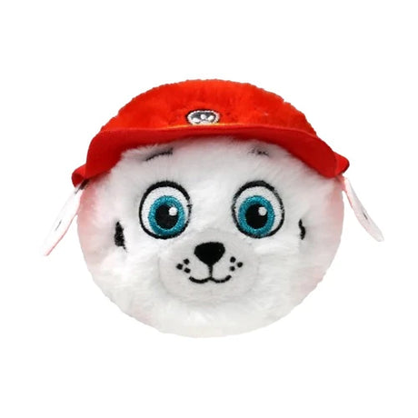 Ty Beanie Bouncers PAW Patrol Marshall plush face on white background