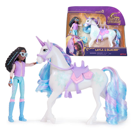 Layla and Glacier unicorn doll set from Unicorn Academy – Ireland