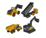 Majorette Volvo Construction toy vehicle set with four metal Volvo construction machines for kids in Ireland