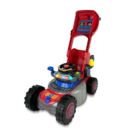 VTech 3-in-1 Mow and Grow Tractor in mower mode with detachable electronic driver panel – Ireland